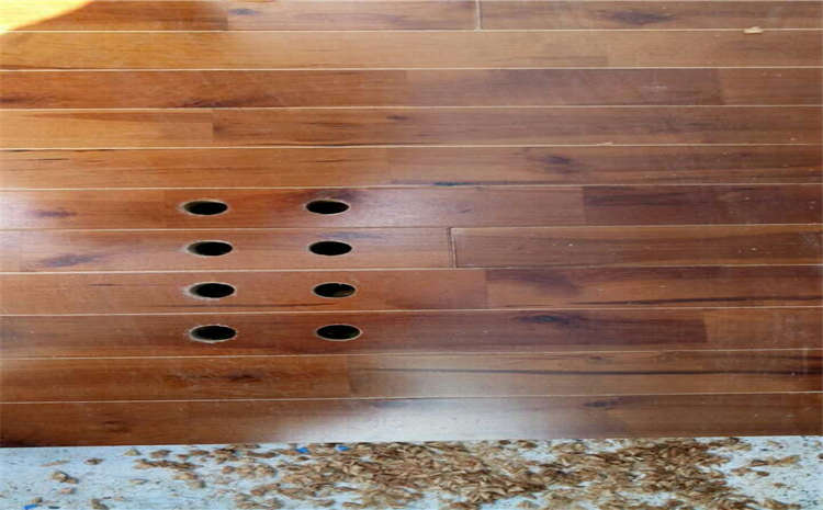 松木體育運動地板主輔龍骨結構