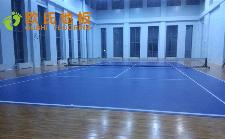 甘肅敦煌**大酒店排球木地板圖片