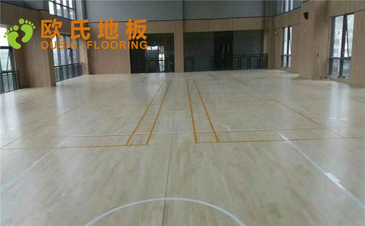 蘇州仁恒公園世紀(jì)會(huì)所羽毛球木地板圖片