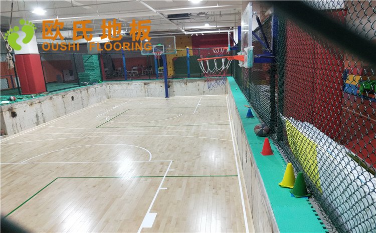 北京個人室內籃球館木地板圖片