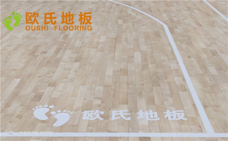 西寧市世紀職業(yè)技術學校籃球訓練館木地板圖片