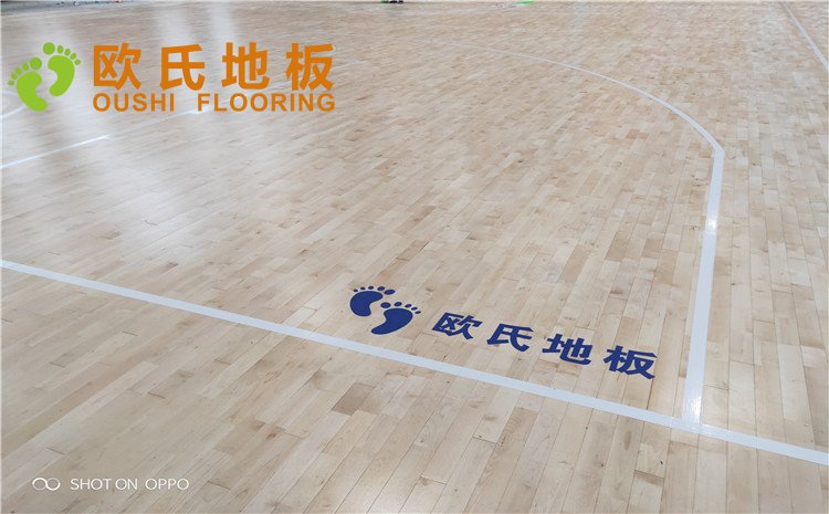 西寧市世紀職業(yè)技術學校籃球訓練館木地板圖片