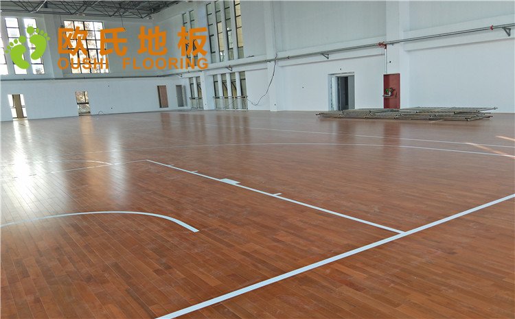 安徽合肥肥西縣上派中心學校體育館木地板案圖片