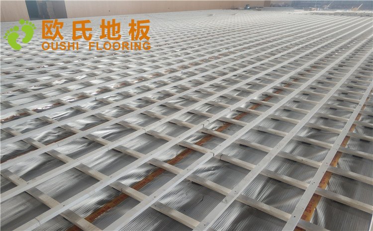 寶雞職業技術學院體育館木地板案例