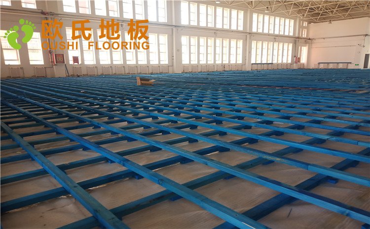 烏魯木齊市烏蘇市南區(qū)第二中學(xué)體育館木地板項目——歐氏實木運動地板
