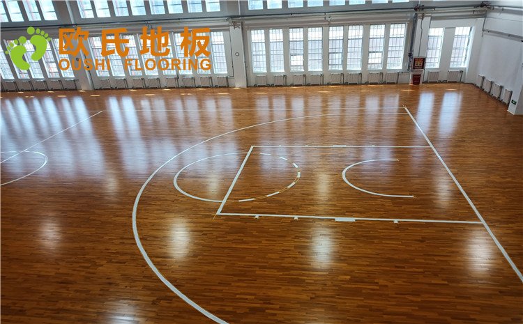 烏魯木齊市烏蘇市南區(qū)第二中學(xué)體育館木地板項目——歐氏實木運動地板